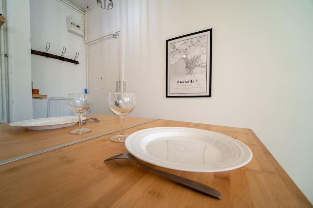 Appartement Tout Equipe 4 Couchages- Vieux Port & Panier Marseille Ngoại thất bức ảnh